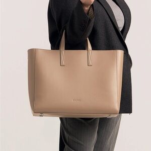 Calpak Haven 16" Laptop Tote Bag in Taupe